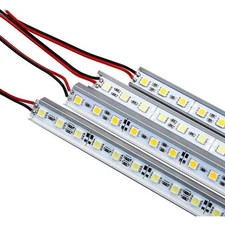 10pcs 50cm DC12V SMD 5050 36leds Hard Rigid Strip Bar Light U/V Aluminium Shell