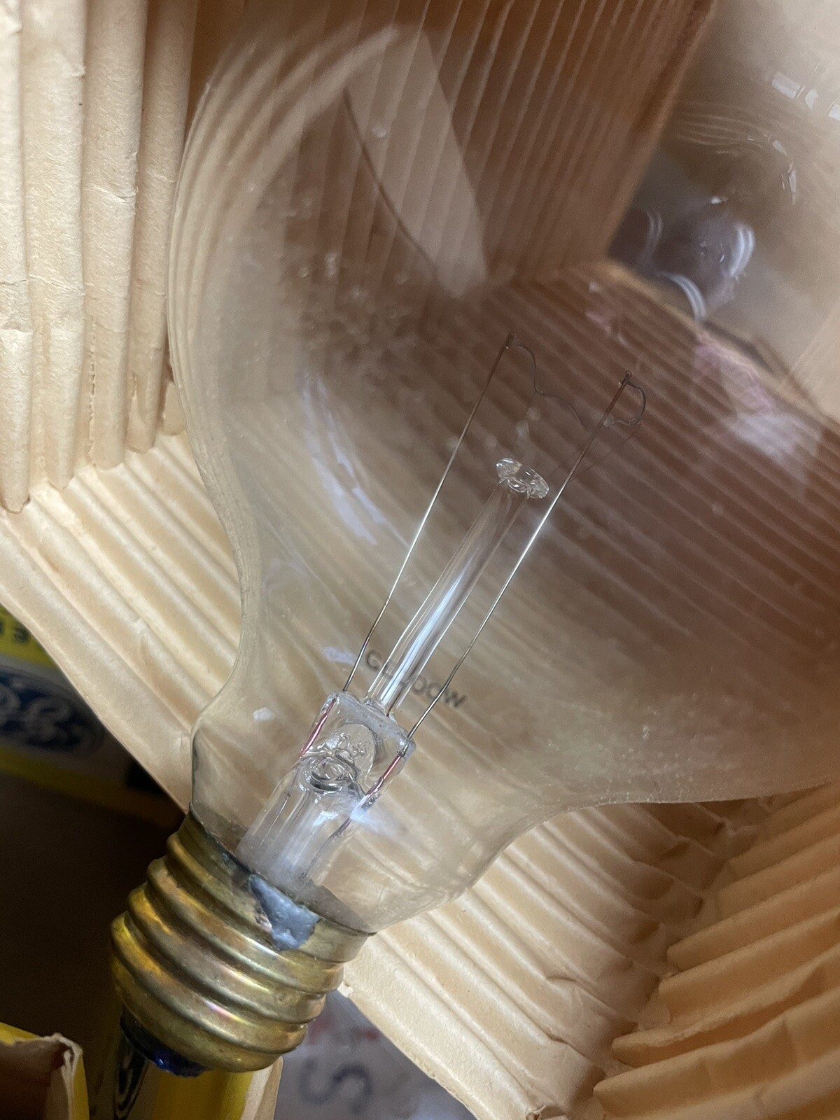 GE Clear 100 Watt G40 Clear Bulb, 5Inch Diameter NEW eBay