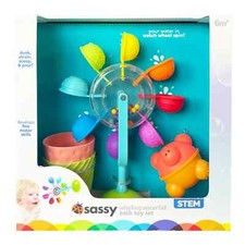 Sassy Whirling Waterfall Bath Toy Set