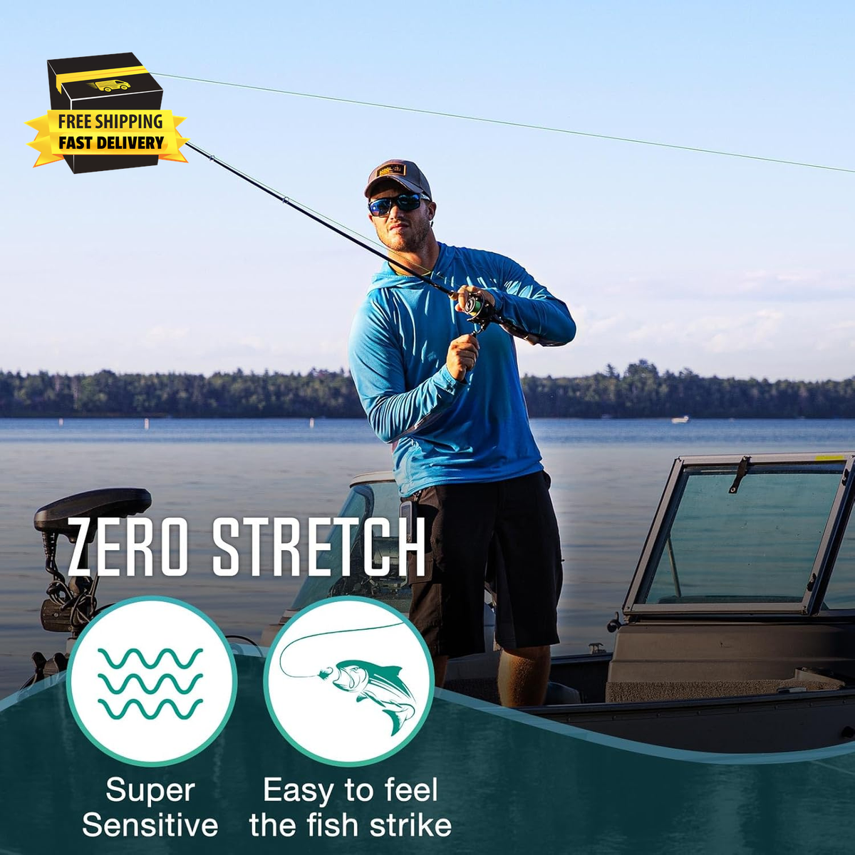 fish finders portable Deeper Smart Sonar PRO Customizable Measurement Units topwaters New Quantum Accurist S3 Style:50 LB (300 yards)