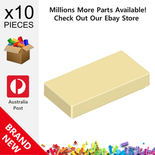 10x Genuine LEGO™ - 1 x 2 Tiles - 3069 3069b 30070 35386 37293 54285 88630 New - Picture 43 of 52