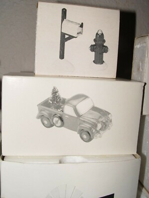 Dept. 56 CAR VEHICLES Snow Village Hand painted CERAMIC