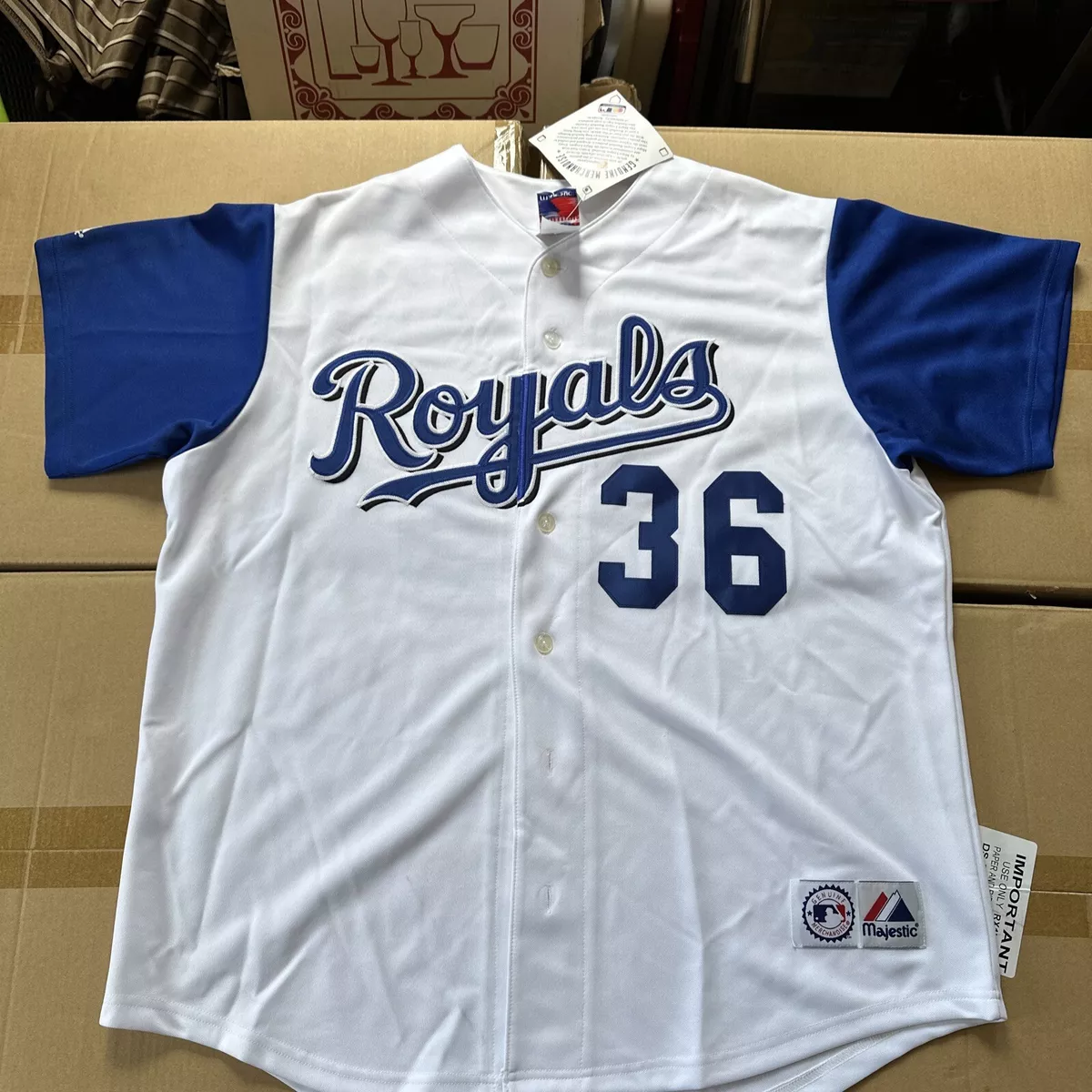 Carlos Beltran Signed Kansas City Royal MAJESTIC JERSEY MLB