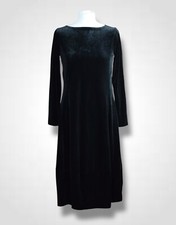 MarlaWynne Velvet Balloon Dress Black Size XS