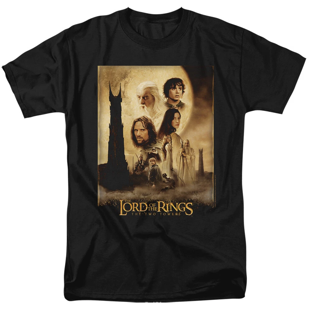Lord Of The Rings "The Two Towers Poster" T-Shirt or Sleeveless Tank - to 6X
