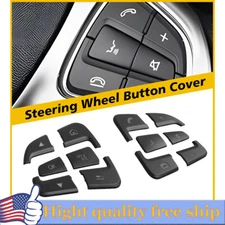 Black Steering Wheel Button sticker covers Fits Mercedes Benz GLC C Class W205