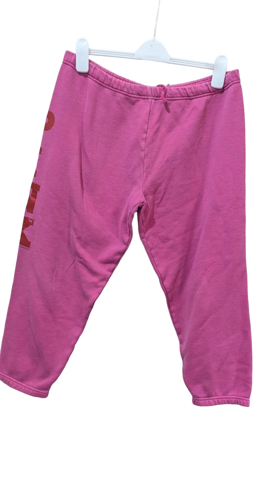 victoria-secret-vs drawstring waist spell out sweatpants