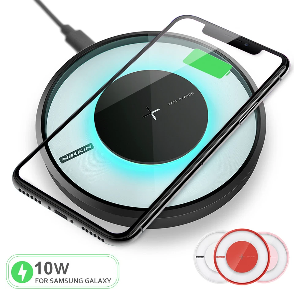 Qi Fast Wireless Charger Charging Pad for iPhone SE 2022/13/12/Pro/Max/Galaxy