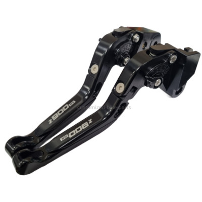 Black Adjustable Brake & Clutch Levers - Kawasaki Z900 RS Z 900