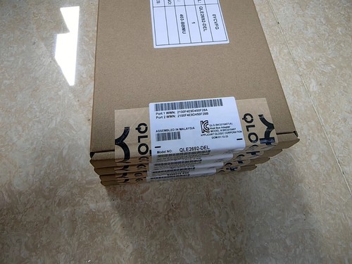 New Dell 0YCVFG QLogic QLE2692 Dual Port Fibre Channel 16Gb PCI-e 3.0 HBA FC FH - Picture 2 of 4