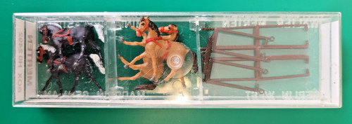 Merten H0 2492 Caja Pretensado Sangre Caliente 4 Caballos en EMBALAJE ORIGINAL | Zustand: Gebraucht