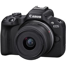 New Canon EOS R50 Mirrorless Camera with 18-45mm Lens Black