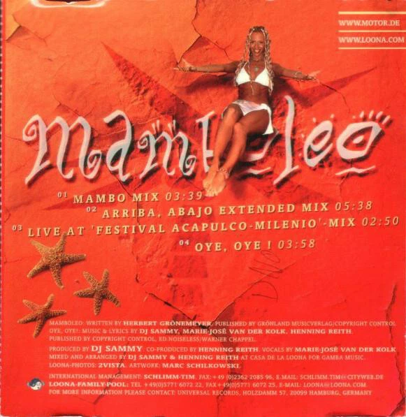 Loona - Mamboleo (4 Track Maxi-CD) 1999 - Bild 2 von 2