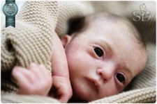 Studio-Puppe Baby JUNGE Reborn Ana von Gudrun Legler 19 Zoll