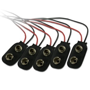 WD® 9V Battery Terminal Pack With Attached Leads fits EMG ... emg 81 85 set wiring 