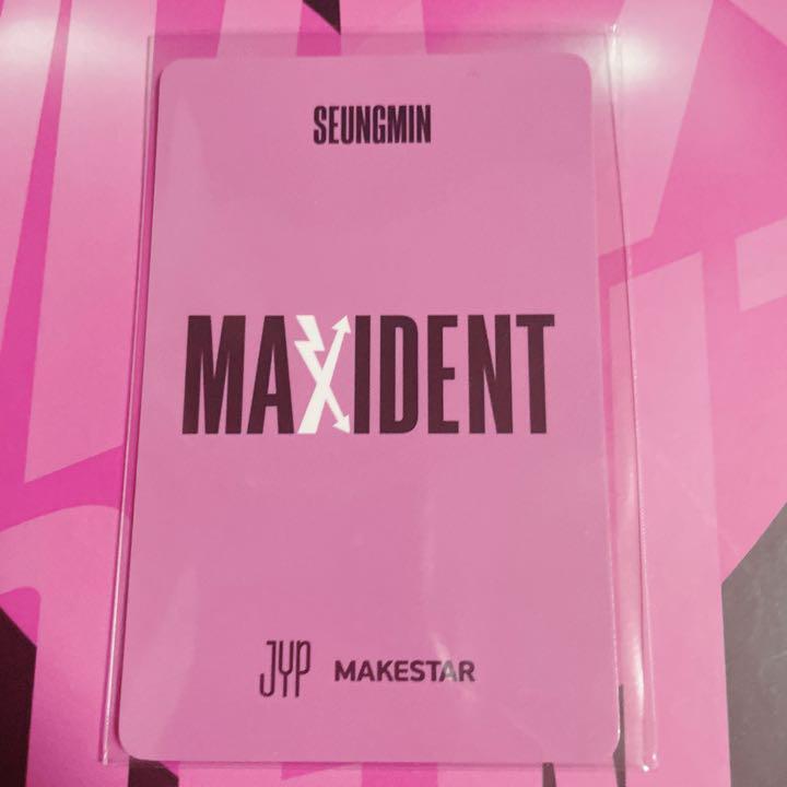 Stray Kids MAXIDENT Makestar POB Official Photocard Hologram