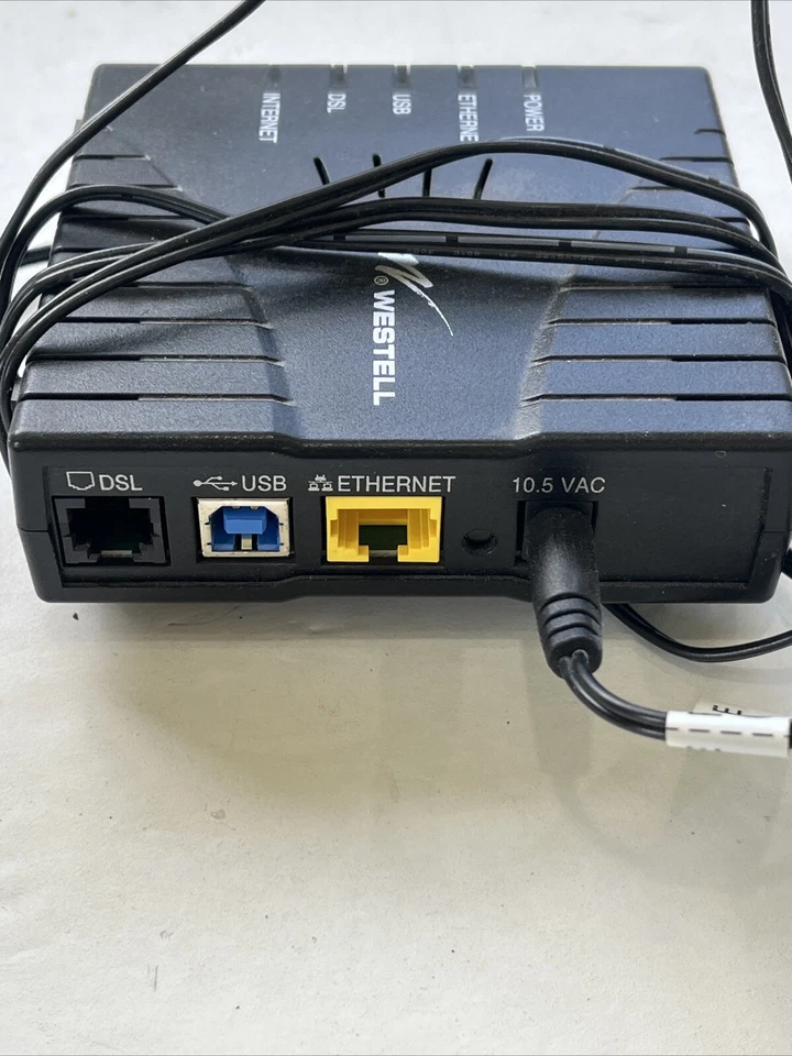 WESTELL DSL MODEM WITH POWER SUPPLY ~ MODEL #: E90-610014-06 - Image 4 of 4