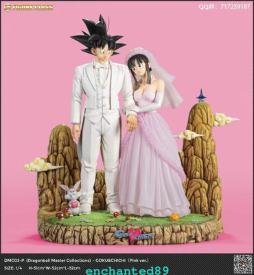 Figure Class Dragon Ball Goku Chichi Wedding Resin Model Painted