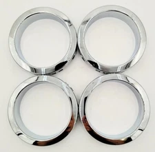 OEM Ford 3.75" Super Duty Chrome Front Center Cap - SET OF 4 - HC3C-1A096-DB