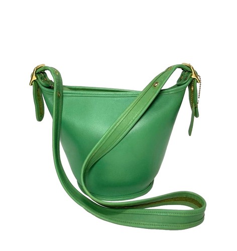 Vintage Coach 9019 Maggie Duffle Sac Crossbody Shoulder Bag -Dark