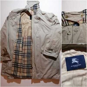 beige burberry jacket
