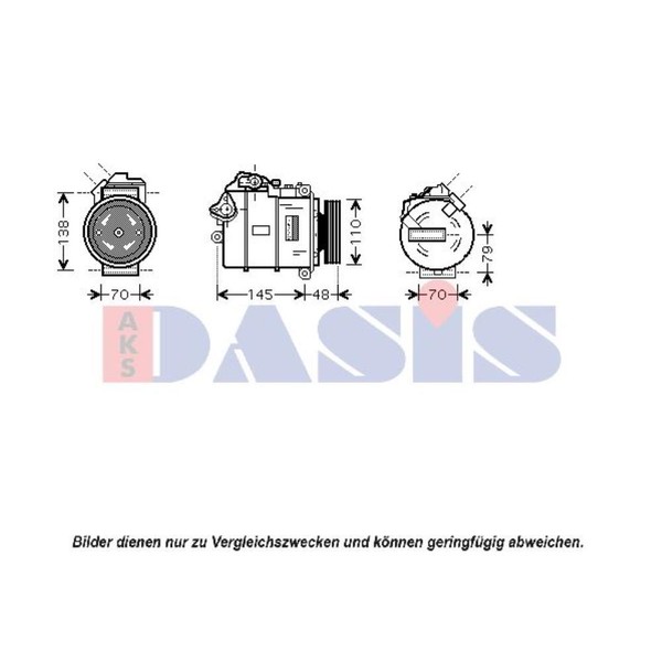 Kompressor Klimaanlage Passend FüR Bmw 5Er Touring E61 E60 E65 E66 E67-image