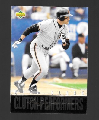 1993 Upper Deck Reggie Jackson's Clutch Performers Will Clark San Francisco