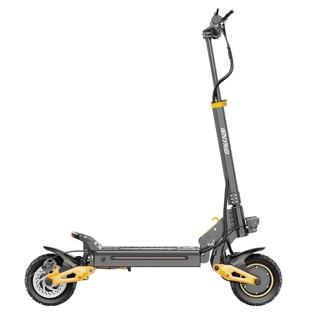 Electric Scooter Dual SUSPENSION & BRAKES 37MPH 10'' Folding For Adult E-Scooter