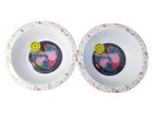 Peppa Pig Plastic Childs  Bowl Set of 2  "Awesome" 