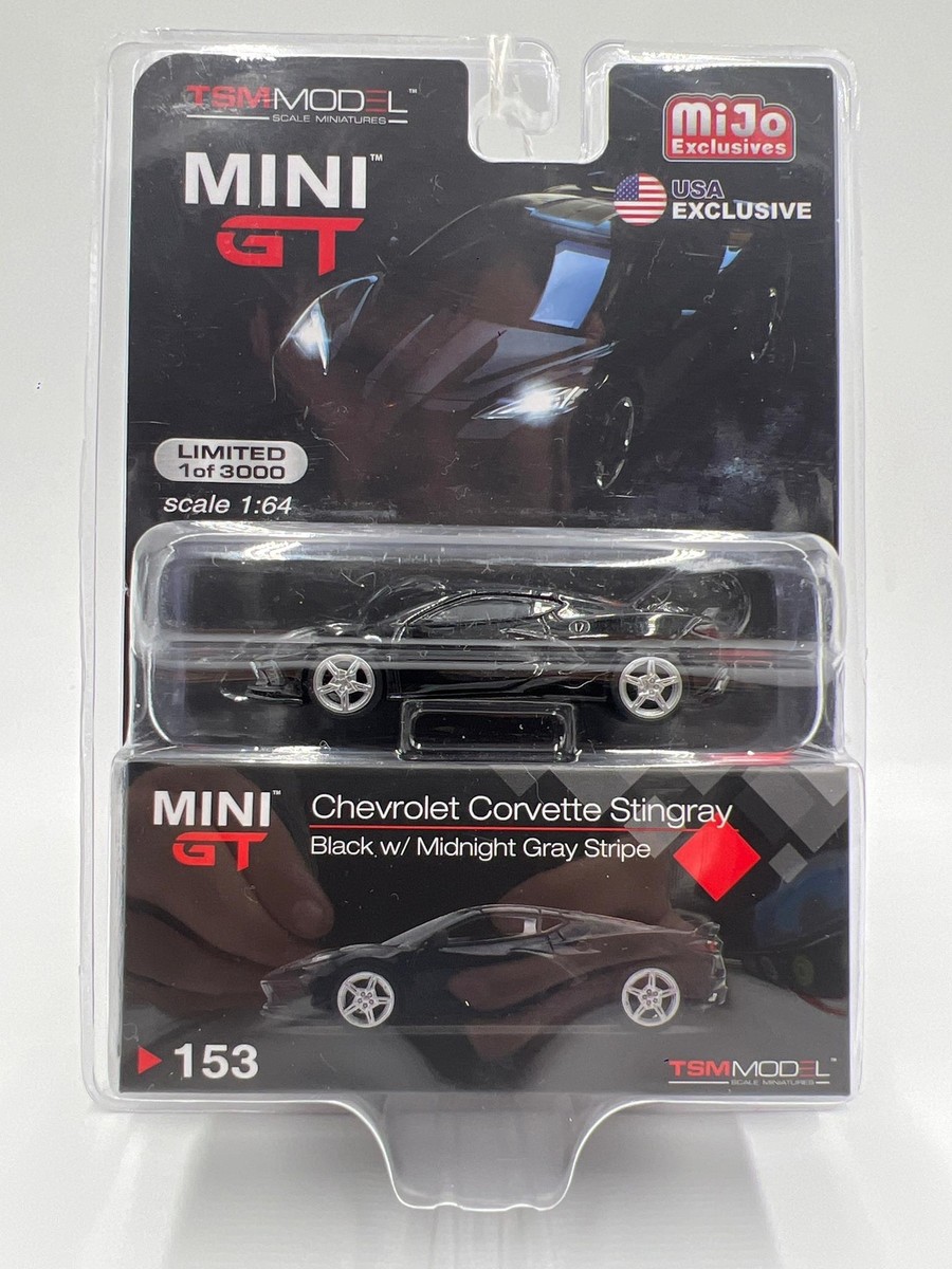 ミニカー MINI GT Chevrolet Corvette Stingray 153 MINI GT 153 Chase Chevrolet Corvette Stingray 2020 Black w