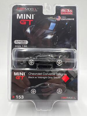 ミニカー MINI GT Chevrolet Corvette Stingray 153 MINI GT 153 Chase Chevrolet Corvette Stingray 2020 Black w