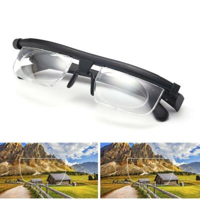 Individuell einstellbare Brille Lesebrille einstellbar -6 +3 Dioptrien