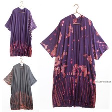 unica nel suo genere】 Tunica lunga Dolman top Boho alta elasticità in cotone ...