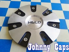 HELO Wheels [33] SILVER/ BLACK Center Cap # HE868L185-BAL  Custom Center Cap (1)