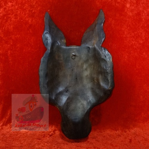 Chinese Folk Wood Carved NUO MASK Walldecor Art - The Judge of Hell (tall 41cm) - Picture 12 of 12