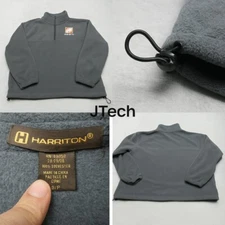 Home Depot Employee Sweatshirt Womens Small Gray Pockets Fleece 1/4 Zip Colorado