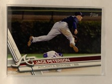 #133 Jace Peterson Atlanta Braves 2017 Topps Series One Baseball Card