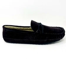 Tamarac Mens Flynn Rootbeer Size 14 Cowhide Moccasin Slip On Comfort Slippers 