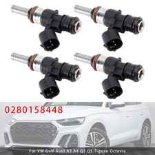 4Pcs Einspritzdüse Für VW Golf Audi A3 8V A4 Q3 Q5 Tiguan Octavia 0280158448