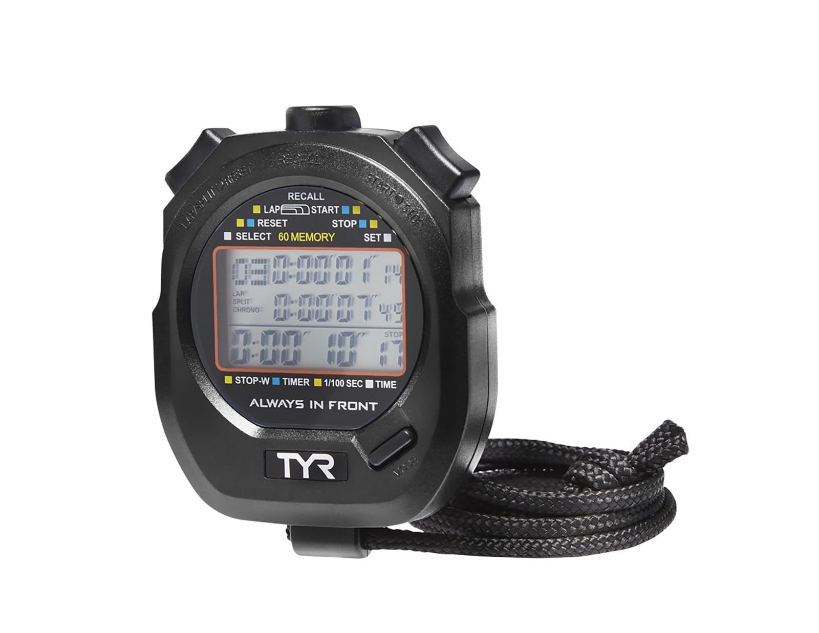 Digital Stopwatch Timer – Water-Resistant with Split Memory for Sports Training