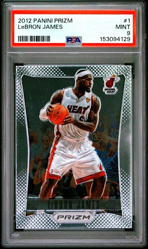 2012 PANINI PRIZM #1 LEBRON JAMES PSA 9