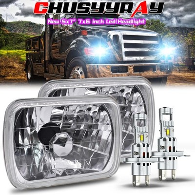 7x6'' 5x7 inch Led Headlight High&Low beam FOR ford F150 F650 F750 E150 E250 E350