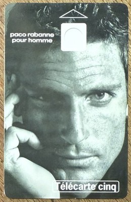 TELEKARTE 5U PACO RABANNE REF PHONECOTE Gn181 DUMMY OHNE CHIP PHONECARD KARTE