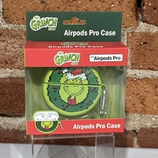The Grinch Airpods Pro Case CultureFly Dr Seuss Green NEW SEALED