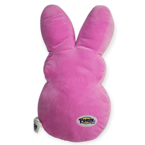 Peeps Pink Bunny Plush 15" Soft Cuddly Cute Stuffed Animal - Picture 3 of 11