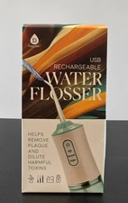 Pursonic USB Rechargeable Water Flosser with 360° Tip, 3 Modes & 7.5 oz Tank