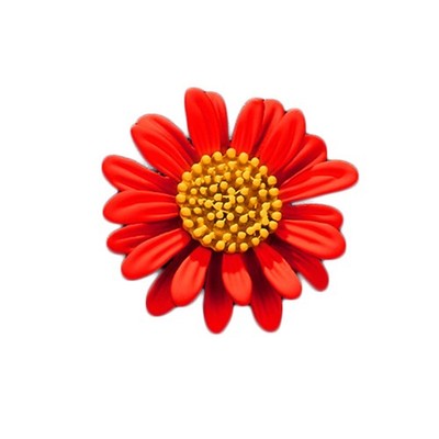 Multicolor Cute Daisy Flower Brooch Pins, Plant Sunflower Suit Lapel Pin,Pi - 01