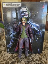 Square Enix Play Arts Kai No.04 Joker Figure Dark Knight Custom Mezco Stand Gun