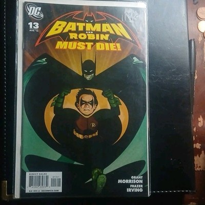 DC Comics Batman and Robin #13 Must Die! Grant Morrison Frazer Irving Cover