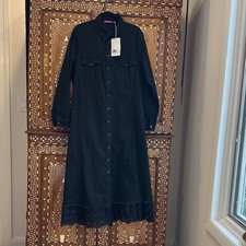 Marina Rinaldi Black Long Sleeve Dress
